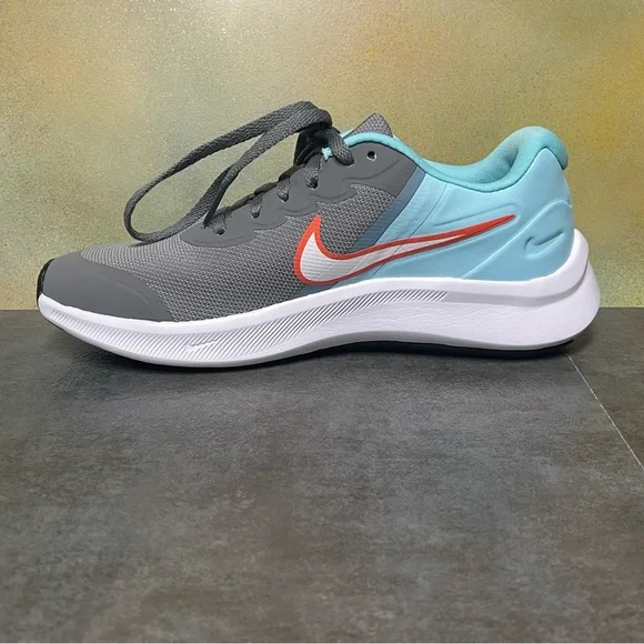Nike Star Runner 3 Women's Gray/Aqua Sneakers Size 5.5 - Picture 13 of 16